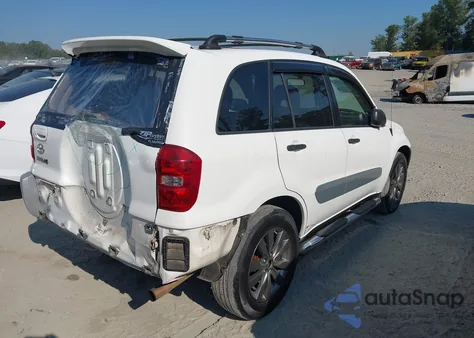 2004 Toyota Rav4 из США, поврежденный, VIN JTEGD20V340044893